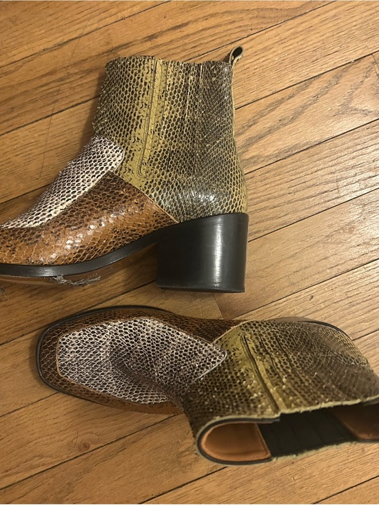 Robert Clergerie Shoes - Clergerie Snakeskin Ankle Boots